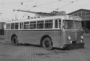 Bussing 5000 TU BBC Obus 1952 года